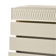 Matrix Furniture Group Stanley Modern Wood 5-Drawer Chest in Gray