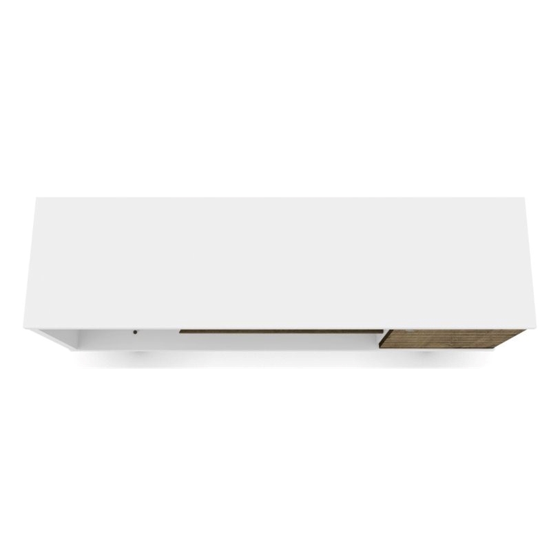 Levan Home 3-Shelf Solid Wood TV Stand for TVs up to 50
