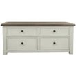 Levan Home Wood Two-Tone Coffee Table Rectangular Lift Top 46