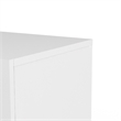 Levan Home Engineered Wood White Dresser Rectangular Contemporary 26.81