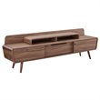 Levan Home Modern Laminate Wood TV Stand for TVs up to 74