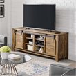 Levan Home Modern Wood Sliding Door TV Stand for TVs up to 68