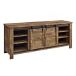 Levan Home Modern Wood Sliding Door TV Stand for TVs up to 68