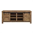 Levan Home Modern Wood Sliding Door TV Stand for TVs up to 68