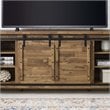 Levan Home Modern Wood Sliding Door TV Stand for TVs up to 68