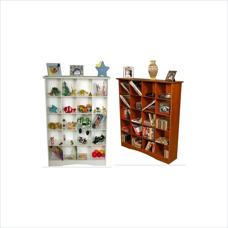   Bookcase Media Cubbies Available Multiple Finishes 654775264121  