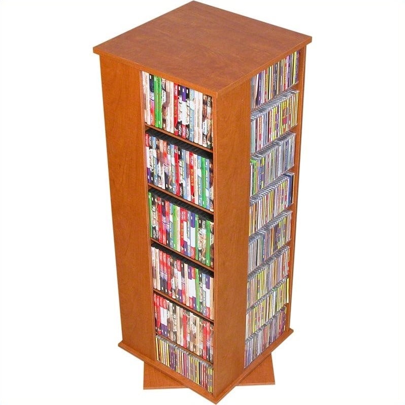   CD/DVD Spinning Tower, Available Multiple Finishes 654775238023  