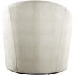 Meridian Furniture Alessio Cream Velvet Swivel Accent Chair
