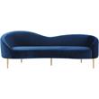 Meridian Furniture Ritz Navy Velvet Sofa