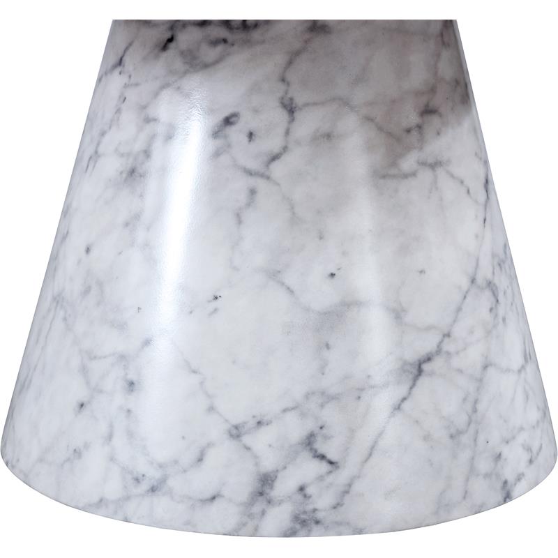 Meridian Furniture Omni White Faux Marble 36