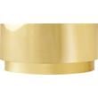 Meridian Furniture Jazzy Gold Stainless Steel Drum Coffee Table