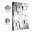 Meridian Furniture Action Geometric Designed Mirror