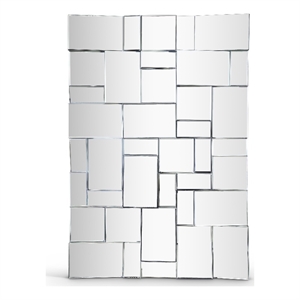 Meridian Furniture Action Geometric Designed Mirror