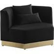 Meridian Furniture Marquis Black Velvet Chair