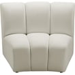 Meridian Furniture Infinity Cream Velvet Modular Chair