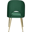 Meridian Furniture Logan Green Velvet Dining Chair (Set of 2)