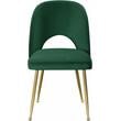 Meridian Furniture Logan Green Velvet Dining Chair (Set of 2)