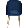 Meridian Furniture Logan Navy Velvet Dining Chair (Set of 2)