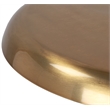 Meridian Furniture Lang Gold Iron Adjustable Counter and Bar Stool