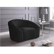 Meridian Furniture Riley Black Velvet Chair