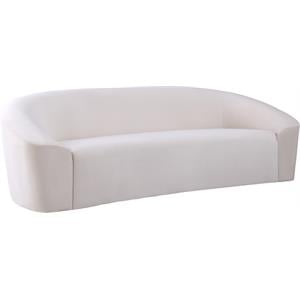 Meridian Furniture Riley Cream Velvet Sofa