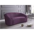 Meridian Furniture Riley Purple Velvet Loveseat