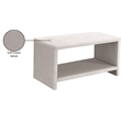 Meridian Furniture Cleo Cream Velvet Nightstand