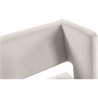 Meridian Furniture Caleb Cream Velvet Counter Stool (Set of 2)