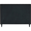 Meridian Furniture Eva Black Velvet Upholstered Queen Bed