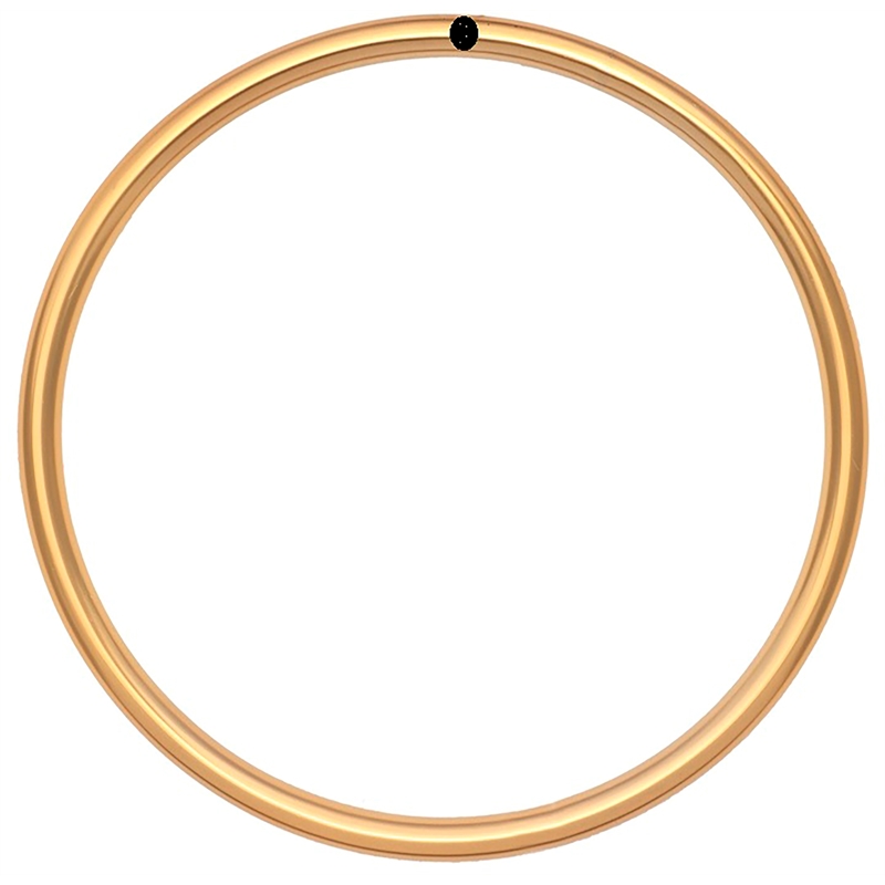 Meridian Furniture XOXO Gold Stainless Steel Contemporary Wall Decor