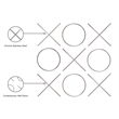 Meridian Furniture XOXO Chrome Stainless Steel Contemporary Wall Decor