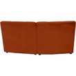 Meridian Furniture Limitless Cognac Velvet Modular Loveseat
