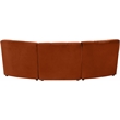 Meridian Furniture Limitless Cognac Velvet Modular Sofa