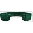 Meridian Furniture Limitless Green Velvet Modular 13 Piece Sectional