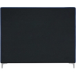 Meridian Furniture Geri Navy Velvet Full Bed with Gold and Chrome Legs Included