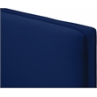 Meridian Furniture Geri Navy Velvet Full Bed with Gold and Chrome Legs Included