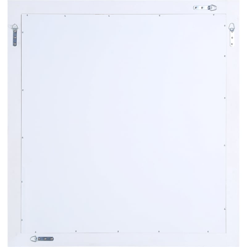 Meridian Furniture Zayne Contemporary Mirror in Rich White Finish