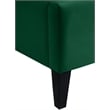 Meridian Furniture Fritz Green Velvet Full Bed