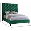 Meridian Furniture Fritz Green Velvet King Bed