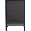 Meridian Furniture Fritz Navy Velvet Twin Bed