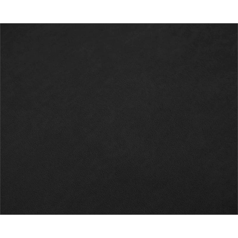 Meridian Furniture Cozy Black Velvet Modular Armless Loveseat