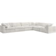 Meridian Furniture Cozy Cream Velvet Modular Sectional