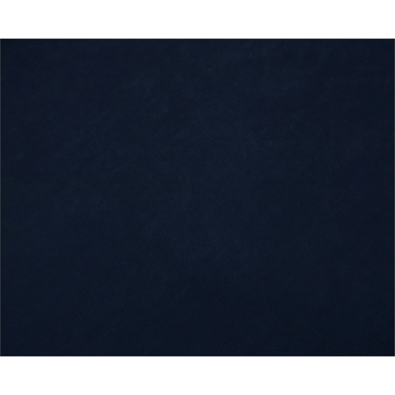 Meridian Furniture Cozy Navy Velvet Modular 2 Piece Armless Loveseat