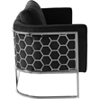 Meridian Furniture Casa Black Velvet Upholstereded Loveseat