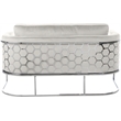 Meridian Furniture Casa Cream Velvet Upholstereded Loveseat
