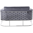 Meridian Furniture Casa Gray Velvet Upholstereded Loveseat