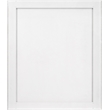 Meridian Furniture Modernist White Medium Gloss Finished Mirror