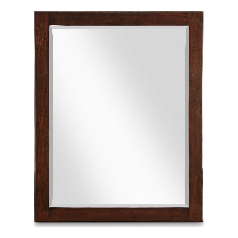 Meridian Furniture Maxine Mirror in Dark Cherry Finish
