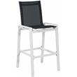 Meridian Furniture Nizuc Black Outdoor Patio Mesh Barstool (Set of 2)