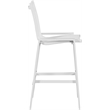 Meridian Furniture Nizuc White Outdoor Patio Mesh Barstool (Set of 2)